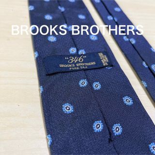 ブルックスブラザース(Brooks Brothers)の【美品】BROOKS BROTHERS ネイビー　小紋　ネクタイ(ネクタイ)