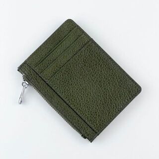 進化形ポケット財布　本革フラグメントケース ブラック ミニ財布(コインケース/小銭入れ)