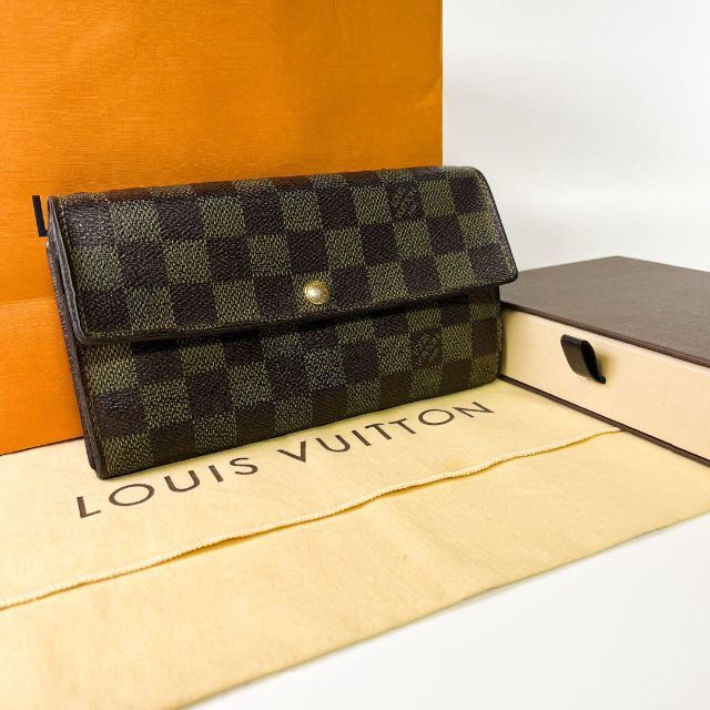 ✨人気商品✨ Louis Vuitton ルイ ヴィトン 長財布 ダミエ エベヌ | フリマアプリ ラクマ