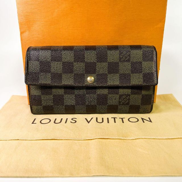 ✨人気商品✨ Louis Vuitton ルイ ヴィトン 長財布 ダミエ エベヌ