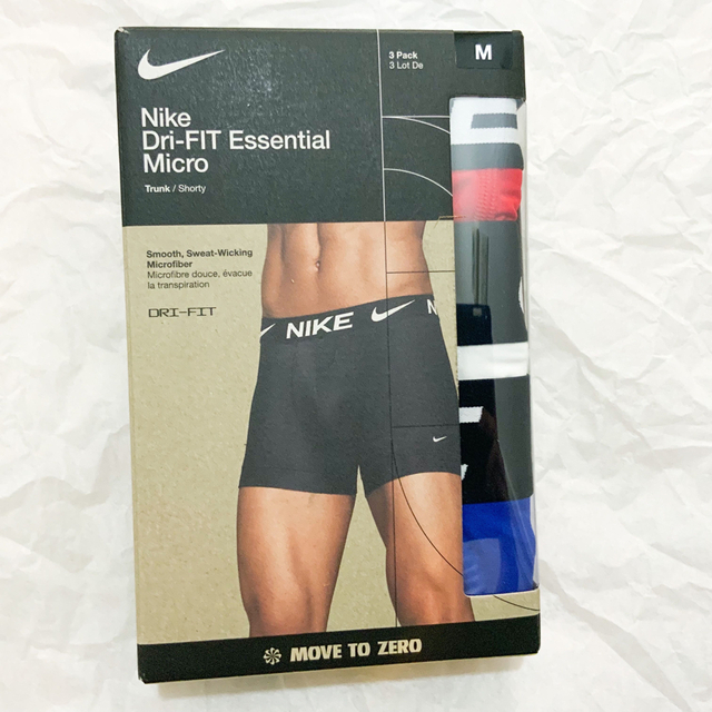 シルバー金具 NIKE ナイキ ボクサーパンツ Mサイズ 3色3枚セット 赤
