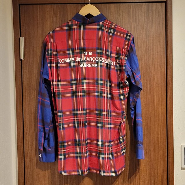 Supreme×Comme des Garcons Shirt★チェックシャツS