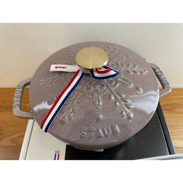 ストウブ staub スノーフレーク ココット シフォンローズ ワナベS 限定