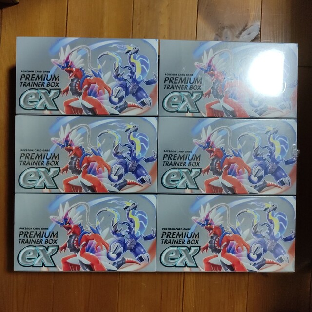 ポケモンカード　プレミアムトレーナーボックスex シュリンク付き　6BOX