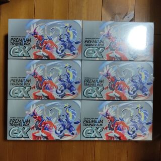 ポケモンカード　プレミアムトレーナーボックスex シュリンク付き　6BOX(Box/デッキ/パック)