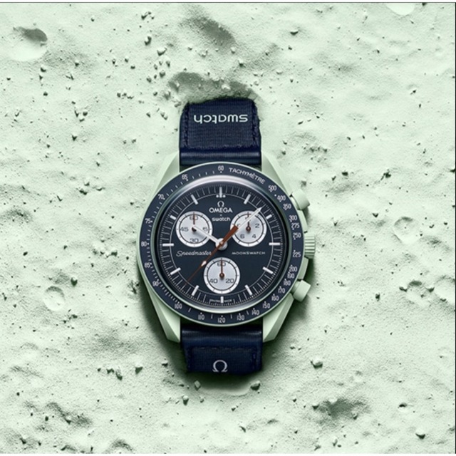 swatch(スウォッチ)のSwatch Omega オメガスウォッチ　アース　梅田阪急　保証書未記入 メンズの時計(腕時計(アナログ))の商品写真