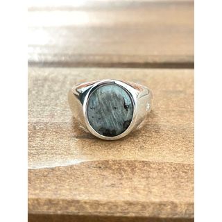 トムウッド(TOM WOOD)のTom wood Lizzie Ring Larvikite 12号(リング(指輪))