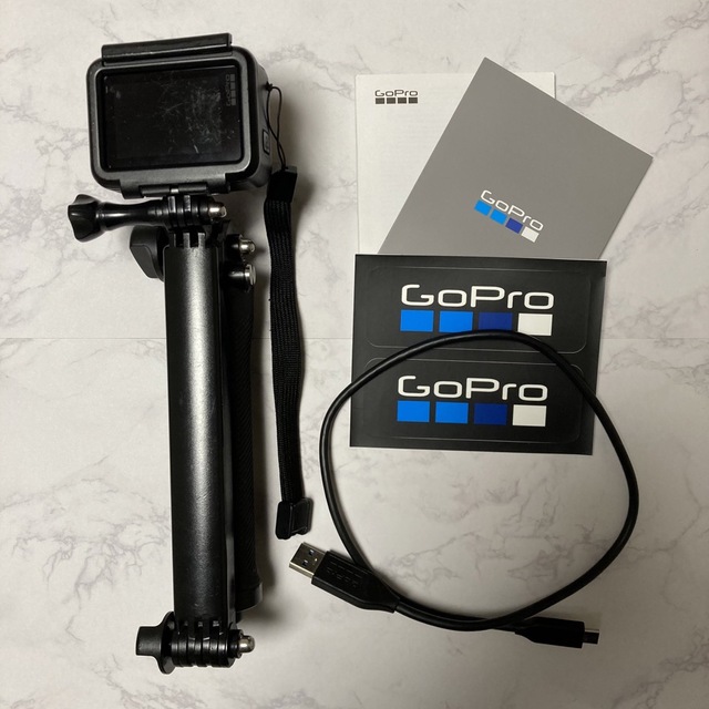 GoPro(ゴープロ)の【Tron様専用】GoPro HERO7 BLACK 正規品(装備品多数おまけ付 スマホ/家電/カメラのカメラ(ビデオカメラ)の商品写真