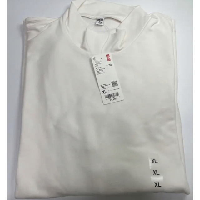 UNIQLO(ユニクロ)の【新品未使用】ストレッチドライモックネックT メンズのトップス(Tシャツ/カットソー(七分/長袖))の商品写真