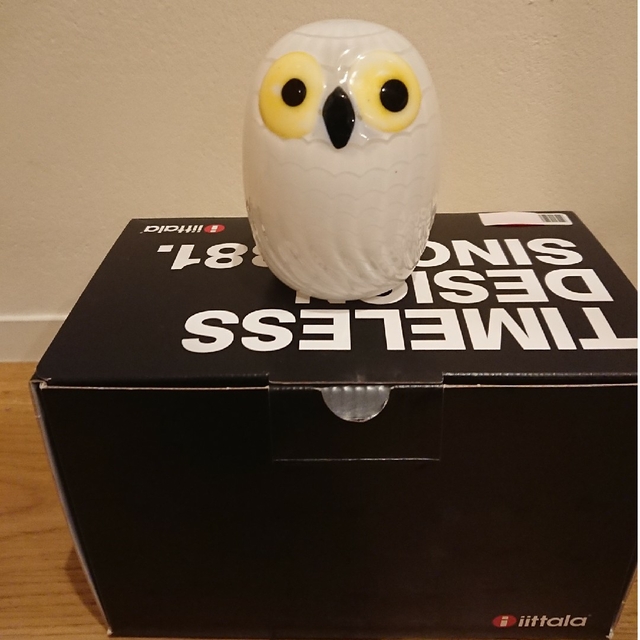 新品即決 白フクロウ イッタラ れんこん - iittala Northern White Owl