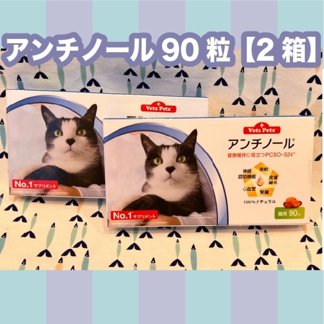 猫アンチノール　猫用　90粒　2箱