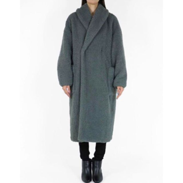 ハイクHYKE FAUX SHEARING MEDICAL COATロングコート