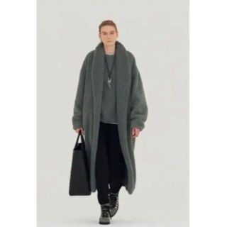 ハイク(HYKE)のハイクHYKE FAUX SHEARING MEDICAL COATロングコート(ロングコート)