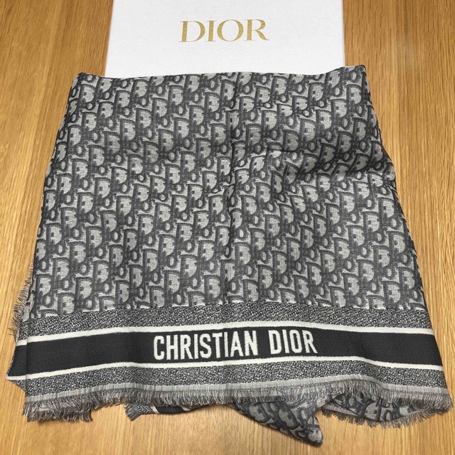 オブリークディオール Christian Dior  ショール マフラー ストール 未使用