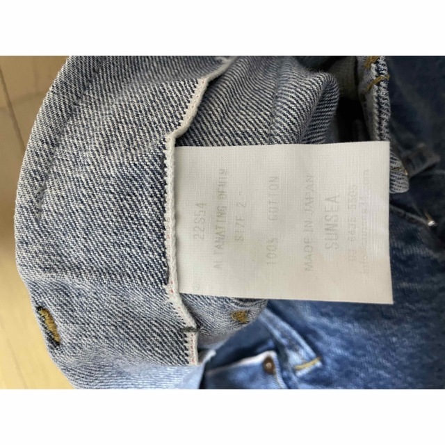 SUNSEA(サンシー)のSUNSEA サンシー　22SS Altanating Denim メンズのパンツ(デニム/ジーンズ)の商品写真