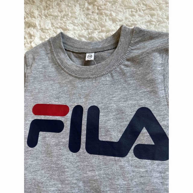 FILA(フィラ)の【値下】フィラ　新品Tシャツ　100サイズ キッズ/ベビー/マタニティのキッズ服男の子用(90cm~)(Tシャツ/カットソー)の商品写真