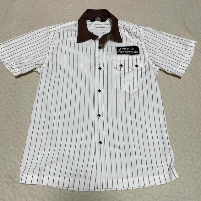 WESTRIDE(ウエストライド)のウエストライド　半袖ストライプシャツ メンズのトップス(シャツ)の商品写真