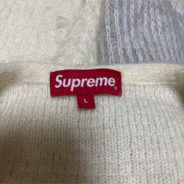 Supreme Brushed Grid Cardigan L