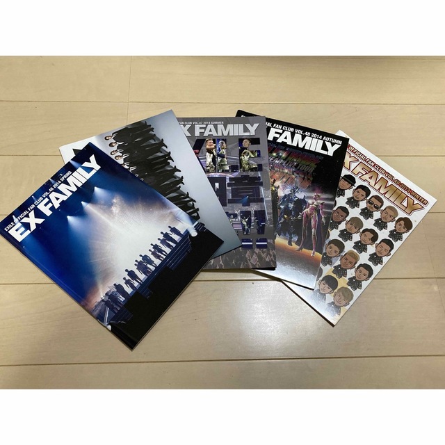 EXILE TRIBE(エグザイル トライブ)のEX FAMILY  会報誌５冊 エンタメ/ホビーのタレントグッズ(ミュージシャン)の商品写真