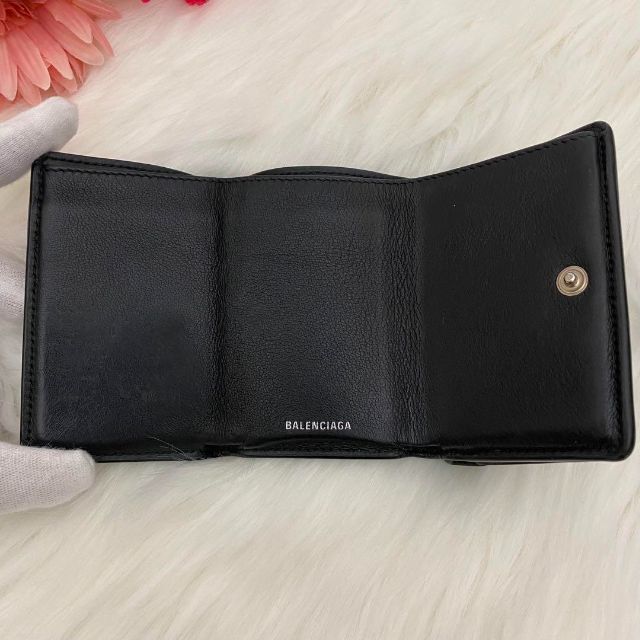 箱付き❣️BALENCIAGA バレンシアガ　391446 ペーパー　三つ折り