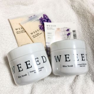 サボン(SABON)のweeed ボディスクラブ　2点セット＋バスソルト(ボディスクラブ)