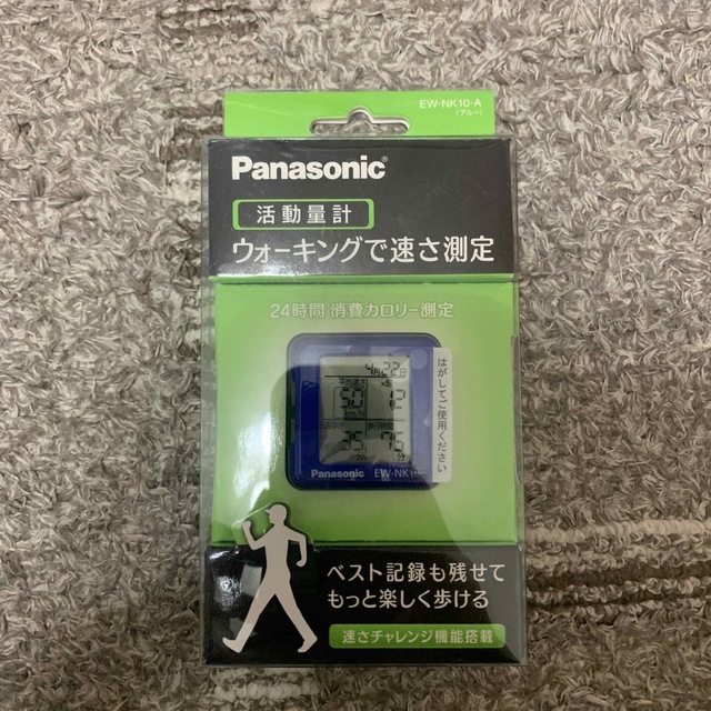 Panasonic(パナソニック)の【ジャイアンツ様専用】パナソニック・活動量計　EW-NK10-A（ブルー） スポーツ/アウトドアのトレーニング/エクササイズ(ウォーキング)の商品写真