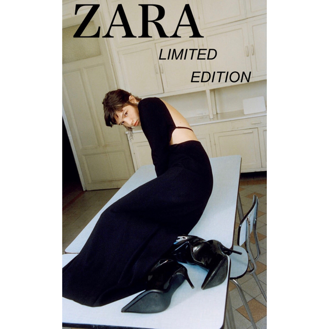 ZARA - Limited edition 今季　ZARA 　オープンバック　ロングワンピ