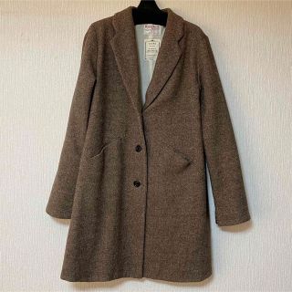 412【美品】Harris Tweed ハリスツイード レディース コート