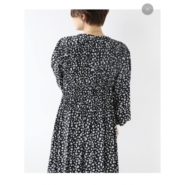 HARDY NOIR ウオッシャブルレーヨンプリントワンピース www