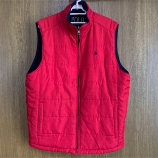 ポロラルフローレン(POLO RALPH LAUREN)のPOLO ダウンベスト リバーシブル メンズLサイズ(ダウンベスト)