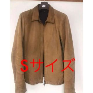 ノーアイディー(NO ID.)のNOIDノーアイディー　ブルゾン レザージャケット　シングル 豚革　キャメル本革(ブルゾン)