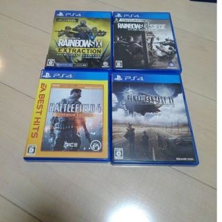プレイステーション4(PlayStation4)のPS4ソフト4本(家庭用ゲームソフト)