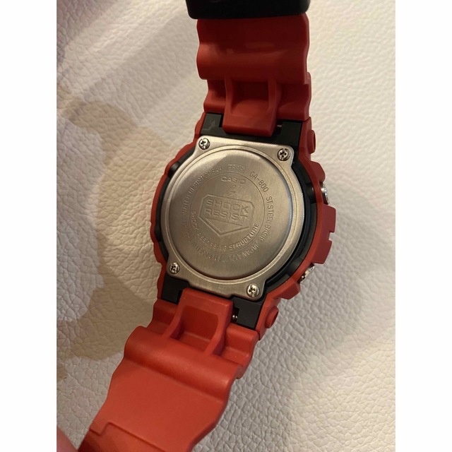 G-SHOCK(ジーショック)の値下げ【超美品】G-SHOCK GA-800 赤 CASIO メンズの時計(腕時計(アナログ))の商品写真