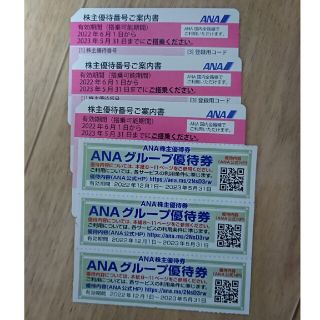 ANA 全日空　株主優待券　3枚(その他)