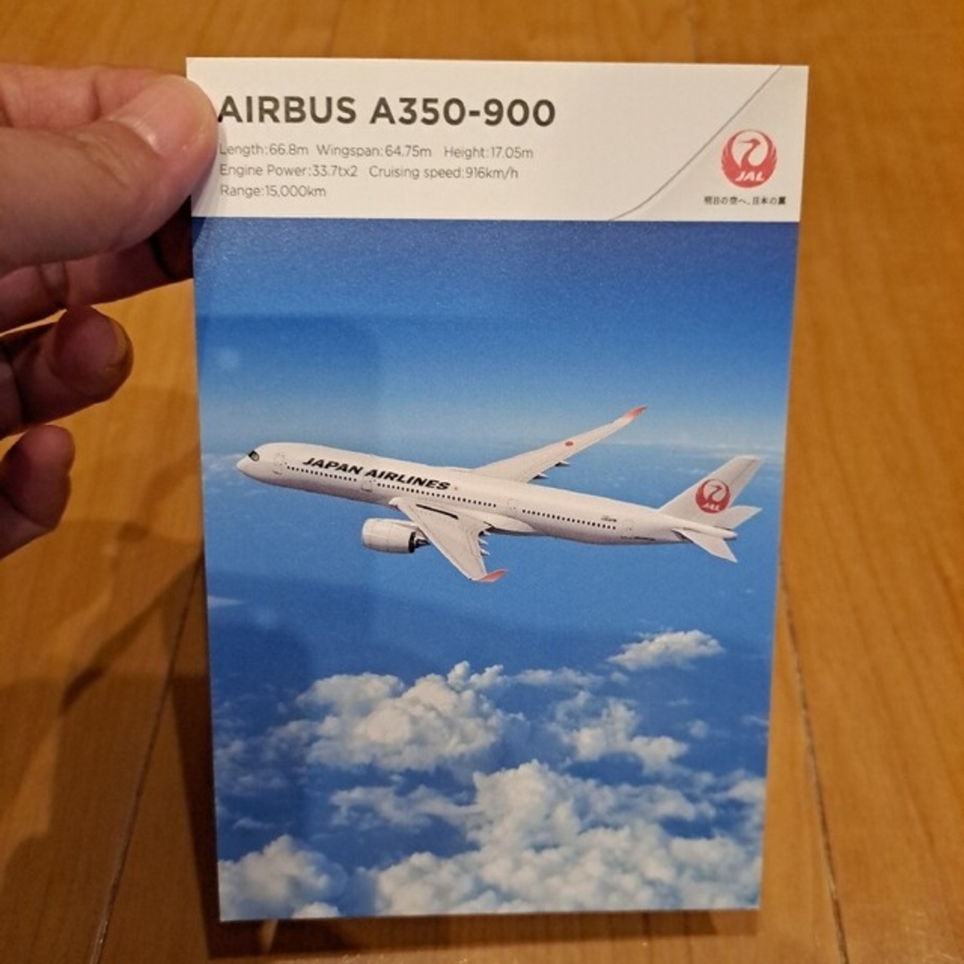 JAL(日本航空)(ジャル(ニホンコウクウ))のJAL非売品ポストカード2枚セット エンタメ/ホビーのコレクション(ノベルティグッズ)の商品写真