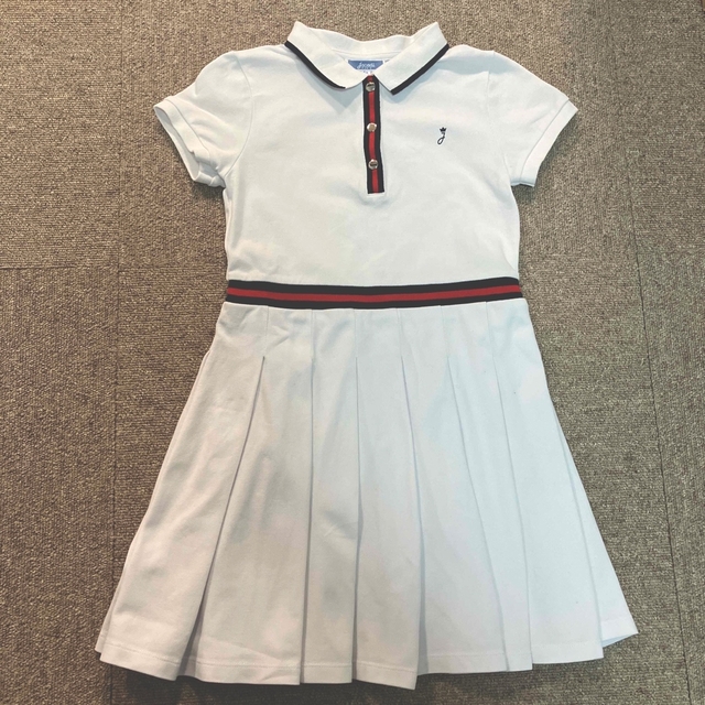 Jacadi(ジャカディ)のjacadi ポロワンピ　6A キッズ/ベビー/マタニティのキッズ服女の子用(90cm~)(ワンピース)の商品写真