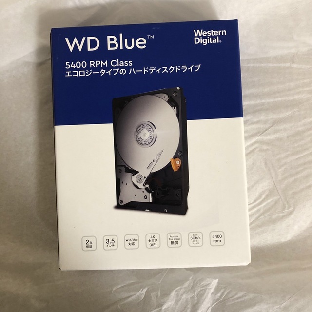 PCパーツ6TB HDD (WD60EZAZ-RT) 新品未開封