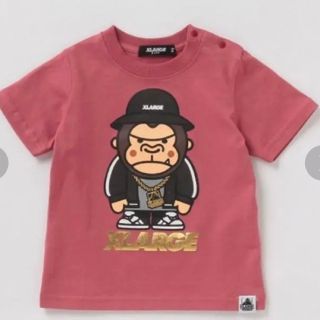 エクストララージ(XLARGE)のファニーゴリラ　赤　80cm(シャツ/カットソー)