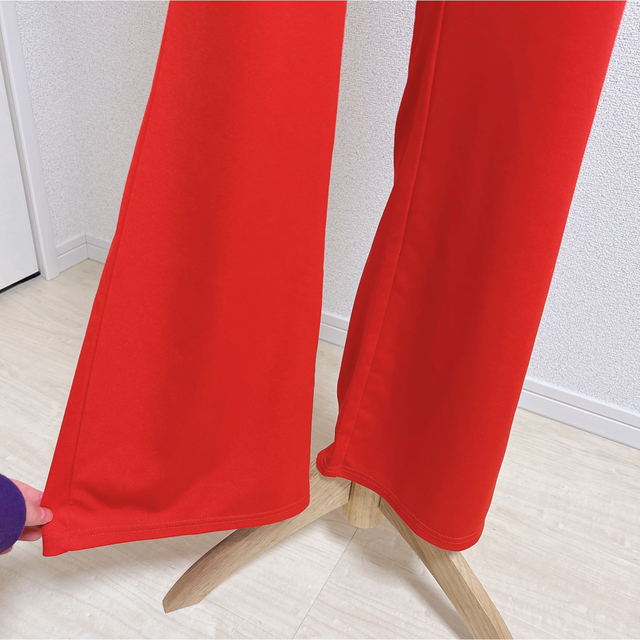 【美品】ストレッチフレアパンツ レディースのパンツ(カジュアルパンツ)の商品写真