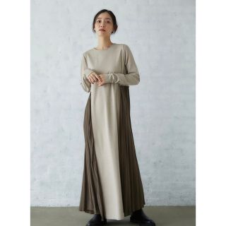 Side Pleat One-piece  (ロングワンピース/マキシワンピース)