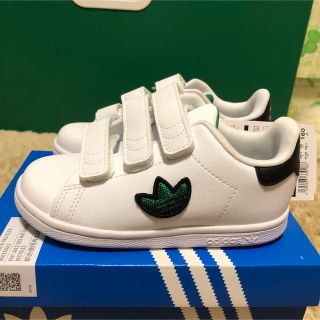 スタンスミス(STANSMITH（adidas）)の新品未使用　adidasスタンスミス キッズスニーカー 白 ホワイト (スニーカー)