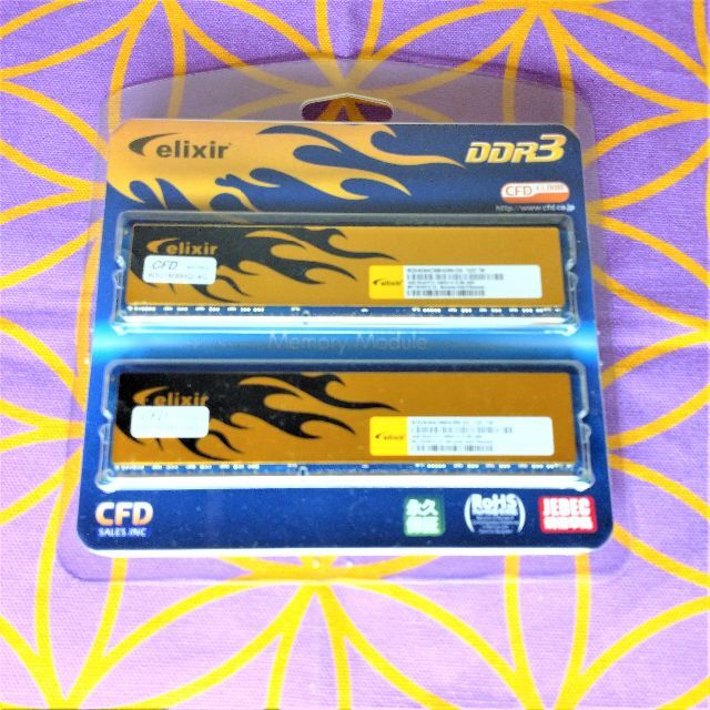 DDR3 メモリ 16GB CFD W3U1600HQ-4G x 4個