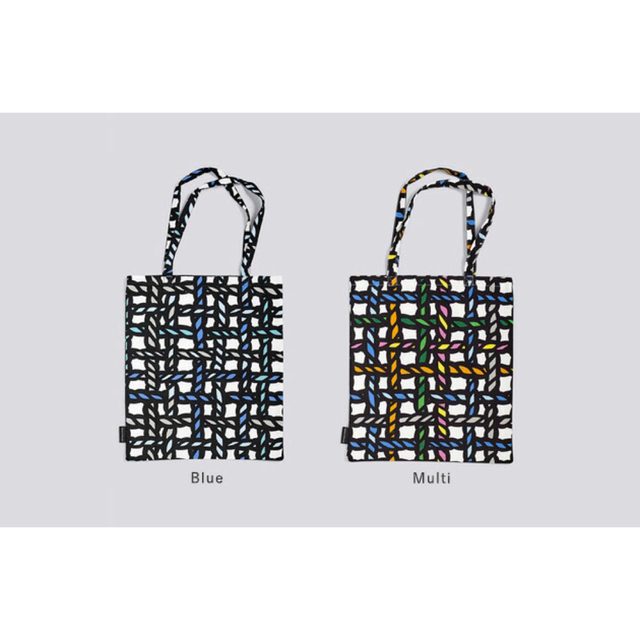 HAY Richard wood トートバッグ Blue HAY Richard wood トートバッグ Blue