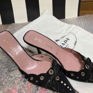 PRADA プラダ サンダル ミュール 和柄 25-