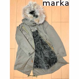 Markaモッズコート カーキ マーカ コヨーテファー