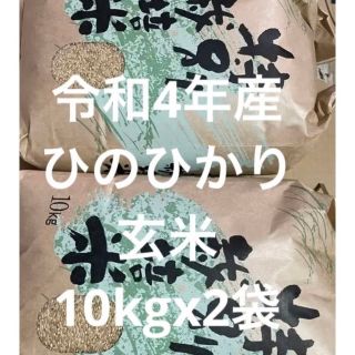 2022年産ヒノヒカリ玄米20 ｋｇ 【送料無料】(米/穀物)