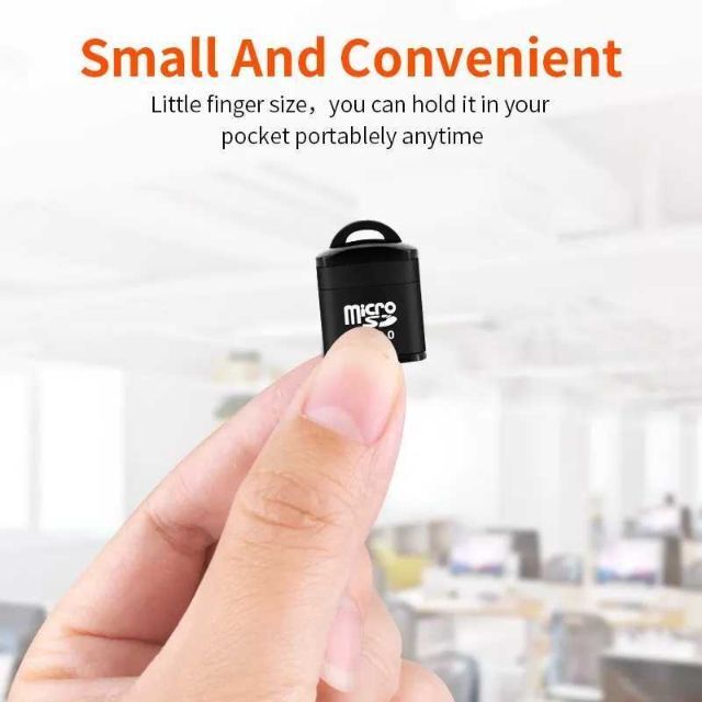 ♪micro SD USB2.0 カードリーダー 変換アダプター レッド A2 スマホ/家電/カメラのPC/タブレット(PC周辺機器)の商品写真