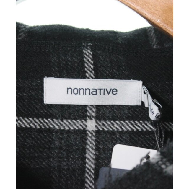 nonnative(ノンネイティブ)のnonnative ニット・セーター 1(S位) グレーx黒(チェック) 【古着】【中古】 メンズのトップス(ニット/セーター)の商品写真