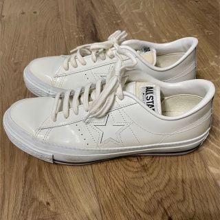 コンバース(CONVERSE)のCONVERSE ONESTAR JPL 26cm WHITE パテント(スニーカー)