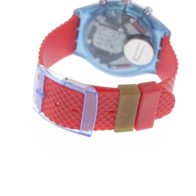 swatch(スウォッチ)のSWATCH スオッチ 腕時計 - 白x青 【古着】【中古】 メンズの時計(その他)の商品写真